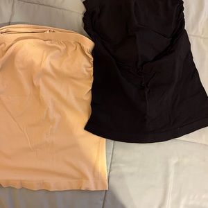 Lot of 2-Nikibiki bandeau strapless tanks